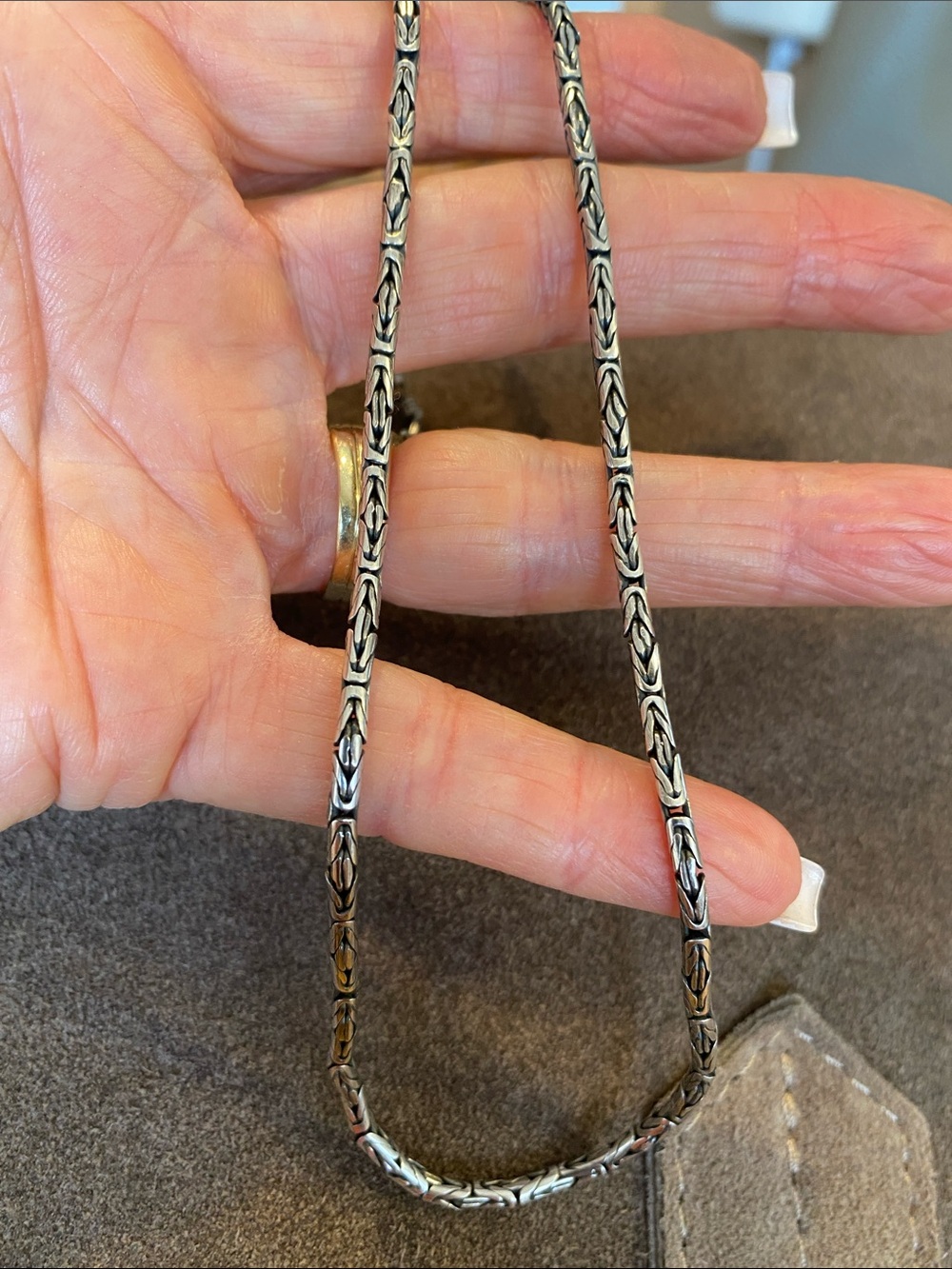 Sterling silver bizanteen Women's Necklace!